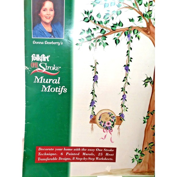 Donna Dewberry One Stroke 6 New Brushes, Project Book 35 pg, & 15pg Teach Guide! - Picture 4 of 12